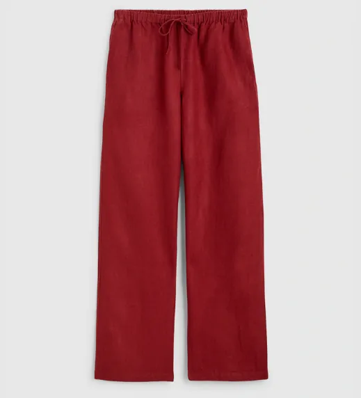 Pull On Pants in 100% Linen